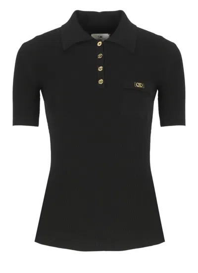 Elisabetta Franchi Polo In Black