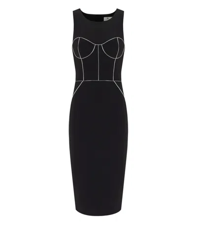 ELISABETTA FRANCHI ELISABETTA FRANCHI BLACK SHEATH DRESS