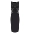 Elisabetta Franchi Contrasting-piping Midi Dress