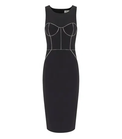 ELISABETTA FRANCHI ELISABETTA FRANCHI BLACK SHEATH DRESS