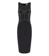 Elisabetta Franchi Contrasting-piping Midi Dress