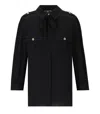 Elisabetta Franchi Black Shirt With Bow In Black