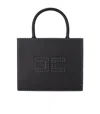 Elisabetta Franchi Borsa Tote Nera Piccola Con Impunture A Contrasto In Black