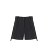 Elisabetta Franchi High-waisted Tailored Black Shorts