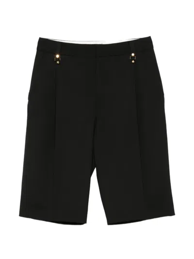 Elisabetta Franchi Black Tailored Shorts