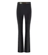 Elisabetta Franchi Tuxedo Trouser With Belt And Enamelled Detail