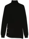 Elisabetta Franchi Roll-neck Sweater In Black