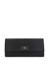 Elisabetta Franchi Black Twist-lock Fastening Detachable Chain-link Shoulder Strap