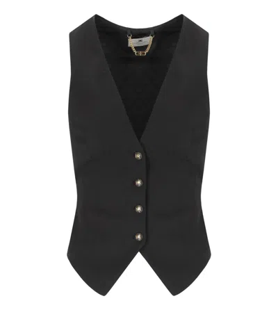 Elisabetta Franchi Black Vest
