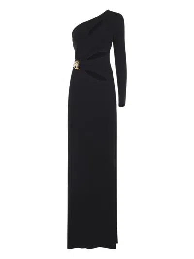 Elisabetta Franchi Black Viscose Dress