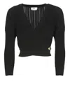 Elisabetta Franchi Black Viscose Sweater