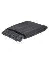 Elisabetta Franchi Blanket Or Cover Charcoal Size - Wool, Polyamide In Gray