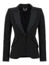 Elisabetta Franchi Blaze Rtuxedo In Black