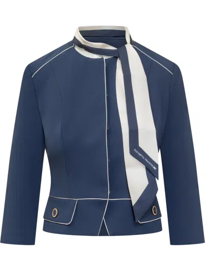 Elisabetta Franchi Blazer In Blue
