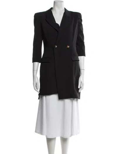 Pre-owned Elisabetta Franchi Blazer In Black