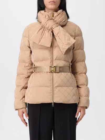 Elisabetta Franchi Blazer  Woman Color Beige In Brown