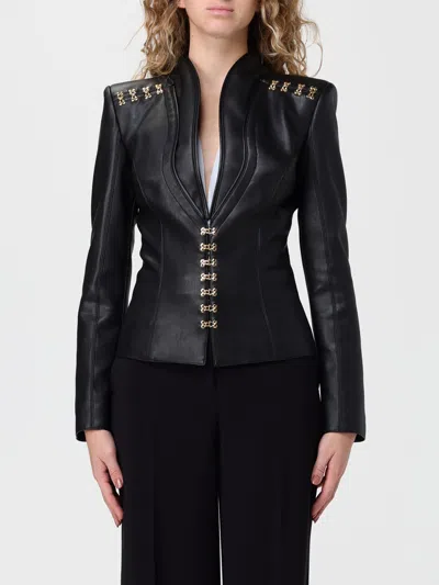 ELISABETTA FRANCHI JACKET ELISABETTA FRANCHI WOMAN COLOR BLACK,H52289002