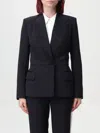 Elisabetta Franchi Long-sleeved Suit Coat In Schwarz