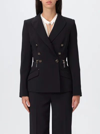Elisabetta Franchi Blazer  Woman Color Black In White