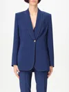 Elisabetta Franchi Blazer  Woman Color Blue