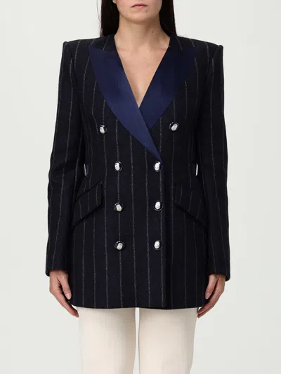ELISABETTA FRANCHI JACKET ELISABETTA FRANCHI WOMAN COLOR BLUE,H29326009