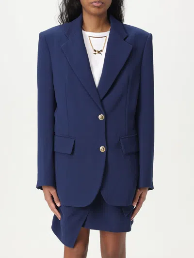 ELISABETTA FRANCHI BLAZER ELISABETTA FRANCHI WOMAN COLOR BLUE,G64805009