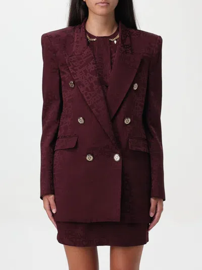 Elisabetta Franchi Blazer  Woman Color Burgundy In Burgunderrot