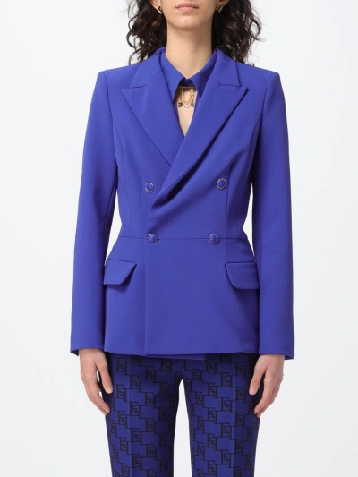 Elisabetta Franchi Blazer  Woman In Indigo