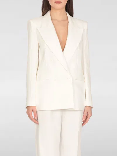 ELISABETTA FRANCHI BLAZER ELISABETTA FRANCHI WOMAN COLOR IVORY,G80965044
