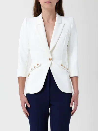 Elisabetta Franchi Blazer  Woman Color Ivory In Multi