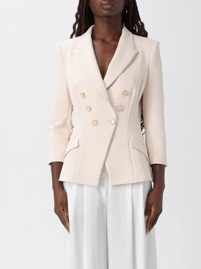 ELISABETTA FRANCHI JACKET ELISABETTA FRANCHI WOMAN COLOR MILK,435297246