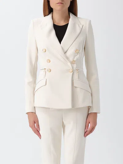 Elisabetta Franchi Blazer  Woman Color Milk In White