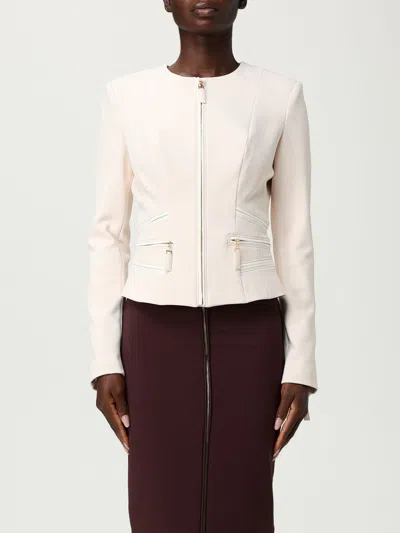 ELISABETTA FRANCHI BLAZER ELISABETTA FRANCHI WOMAN COLOR WHITE,H26519001