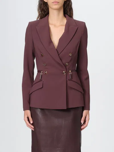 ELISABETTA FRANCHI BLAZER ELISABETTA FRANCHI WOMAN COLOR WINE,H31909114