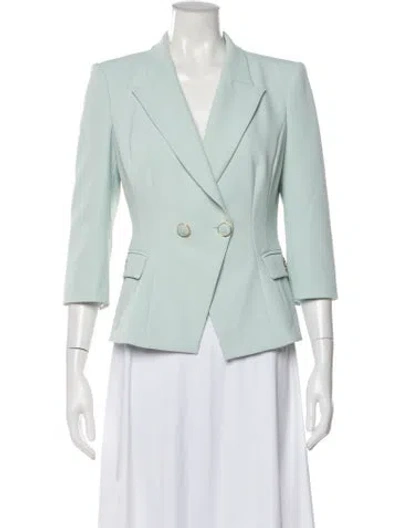 Pre-owned Elisabetta Franchi Blazer In Green