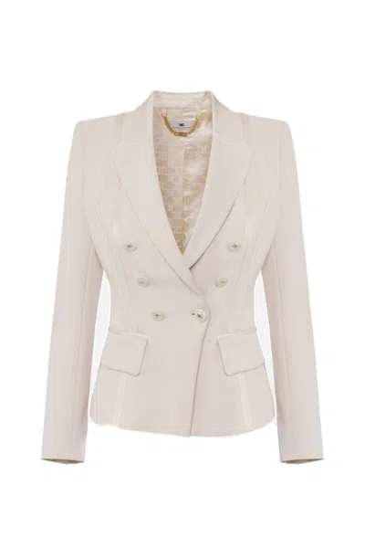Elisabetta Franchi Blazers In Blue