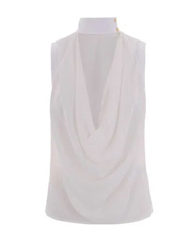 Elisabetta Franchi Blouse In White