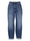 Elisabetta Franchi Jeans  Woman Color Blue In Blue