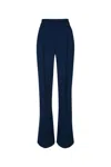Elisabetta Franchi Blue Flared Trousers