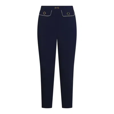 ELISABETTA FRANCHI ELISABETTA FRANCHI BLUE PANTS