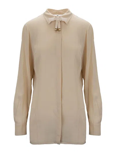 Elisabetta Franchi Blouse In White