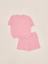 Elisabetta Franchi Bluse+shorts Suit In Pink