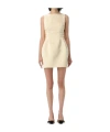 Elisabetta Franchi Boat-neck Satin Mini Dress
