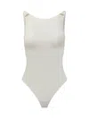 Elisabetta Franchi Bodysuit In Jersey Fabric With Jewel Details