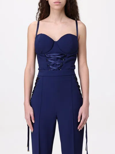 ELISABETTA FRANCHI TOP ELISABETTA FRANCHI WOMAN COLOR BLUE,G54016009
