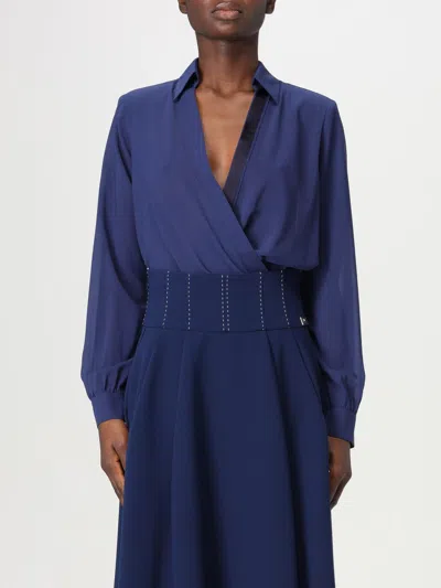 Elisabetta Franchi Body  Woman Color Blue In Blue