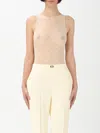 Elisabetta Franchi Viscose Skirt In Yellow