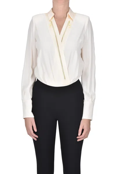 Elisabetta Franchi Body Shirt In White