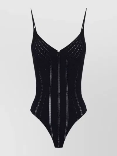 Elisabetta Franchi Bodysuit In Black