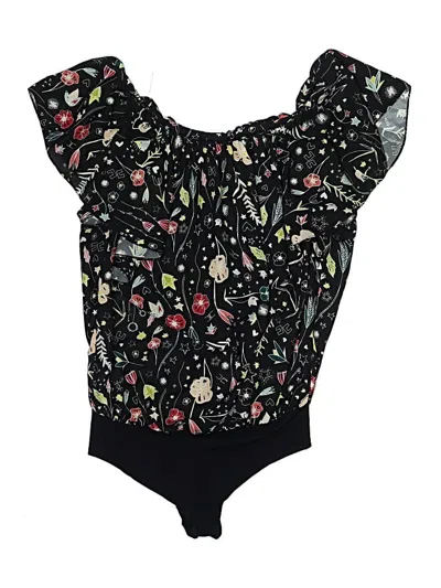 Pre-owned Elisabetta Franchi Bodysuit In Black